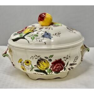Copeland Spode Gainsborough Lidded Casserole Apple Finial Tureen Pot With Lid